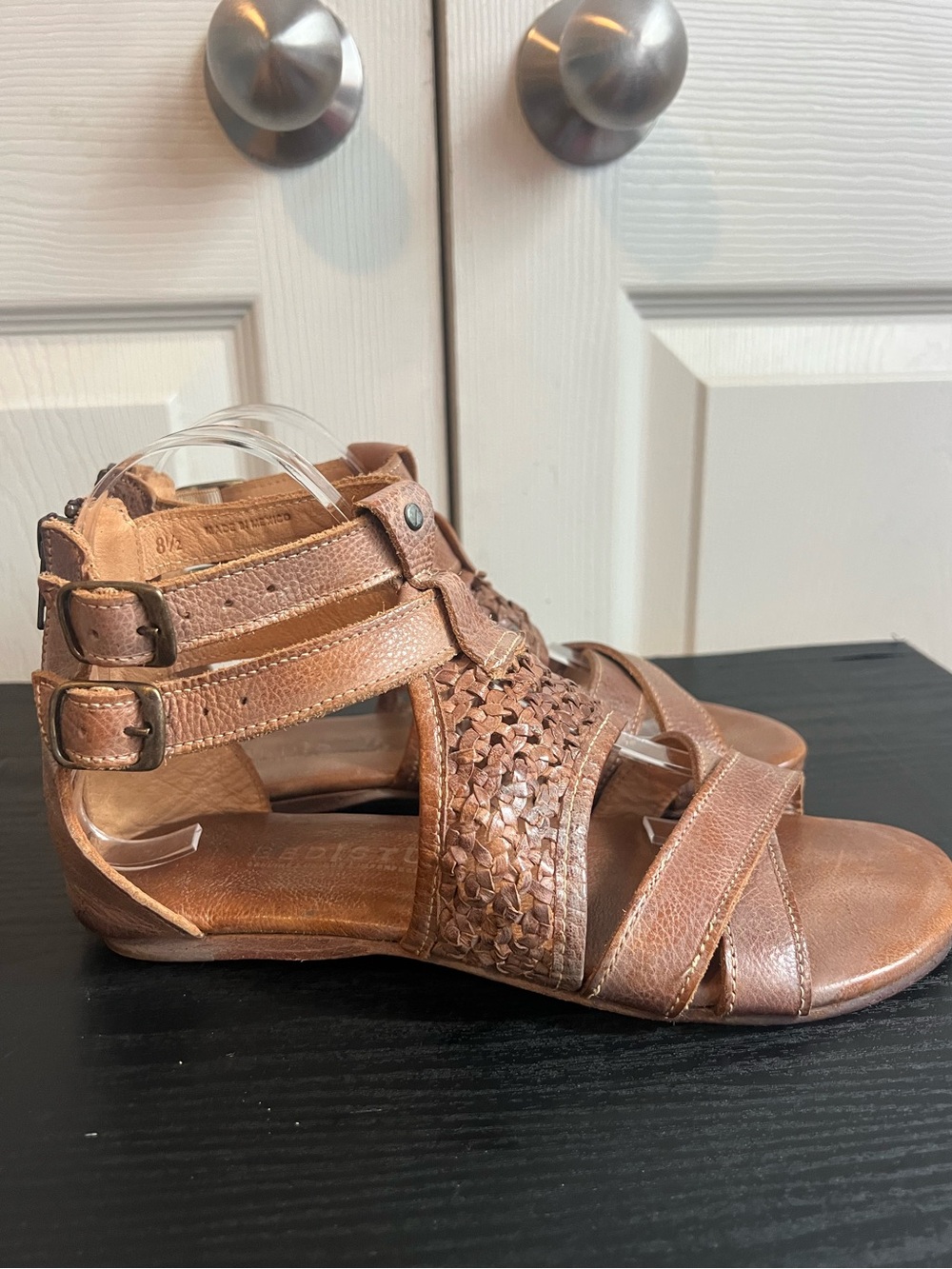 Bed Stu Leather Capriana Tan Sandals Size 8.5 - Picture 5 of 16